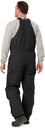 BERNE MENS HEARTLAND INSULATED WASHED DUCK BIB OVERALL BLACK (M)