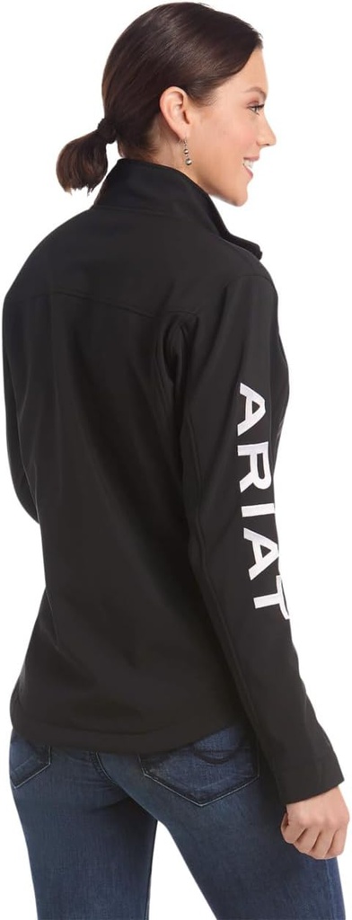 ARIAT WOMENS NEW TEAM SOFTSHELL JACKET BLACK MED