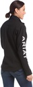 ARIAT WOMENS NEW TEAM SOFTSHELL JACKET BLACK MED