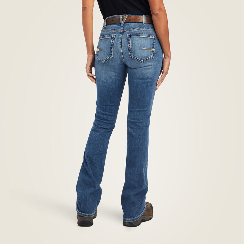 ARIAT WOMENS BOOTCUT JEAN REBAR RIVETER MALIBU 25 S