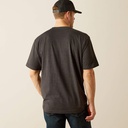 ARIAT MENS REBAR COTTON STRONG T-SHIRT CHRCL HTHR SML