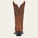 ARIAT WOMENS WESTERN BOOT R TOE HERITAGE DISTRESSED BRWN 6