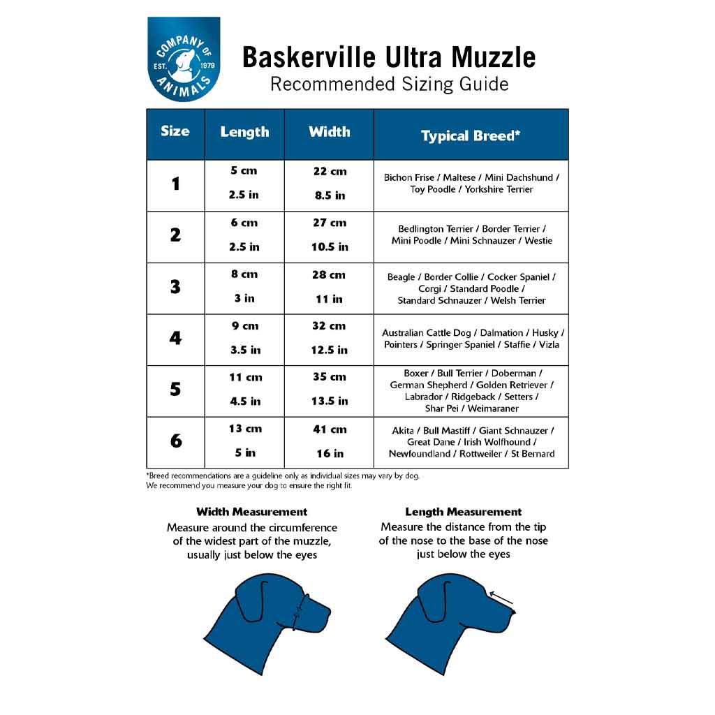 COA BASKERVILLE ULTRA MUZZLE SIZE 2