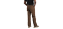 BERNE MENS WASHED DUCK RELAXED FIT CARPENTER PANT BARK (32Wx38)