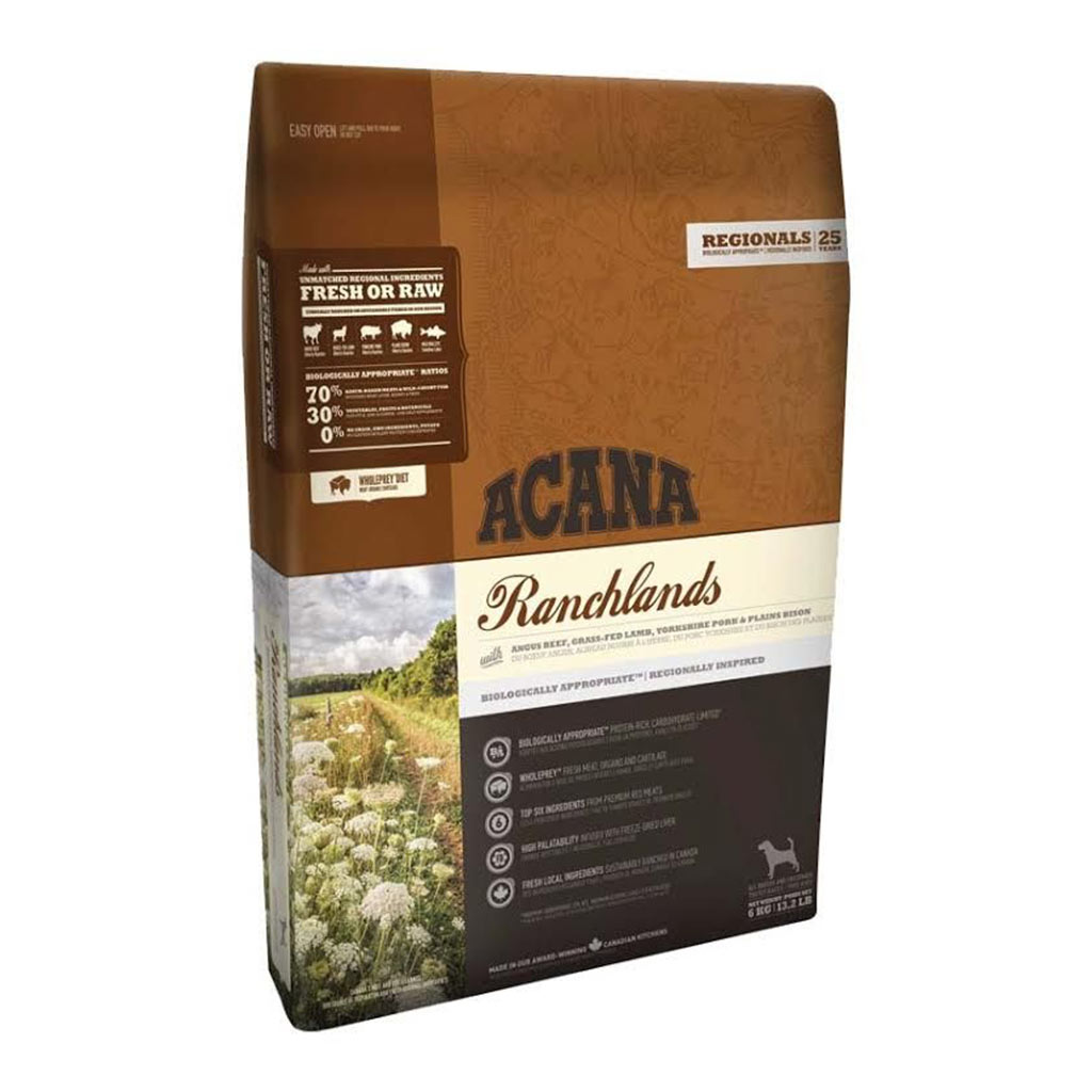 ACANA DOG HIGHEST PROTEIN GF RANCHLANDS 6KG