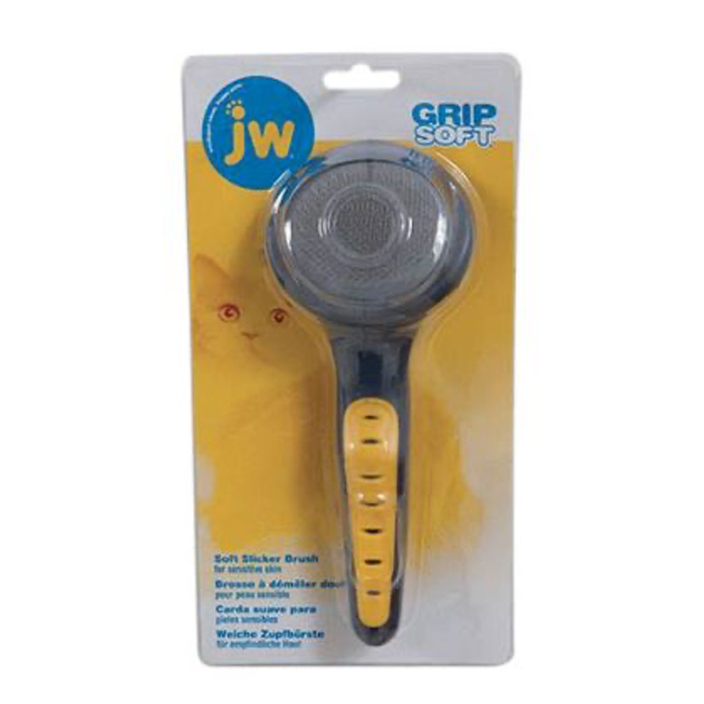 DMB - JW GRIP SOFT CAT SLICKER BRUSH LRG
