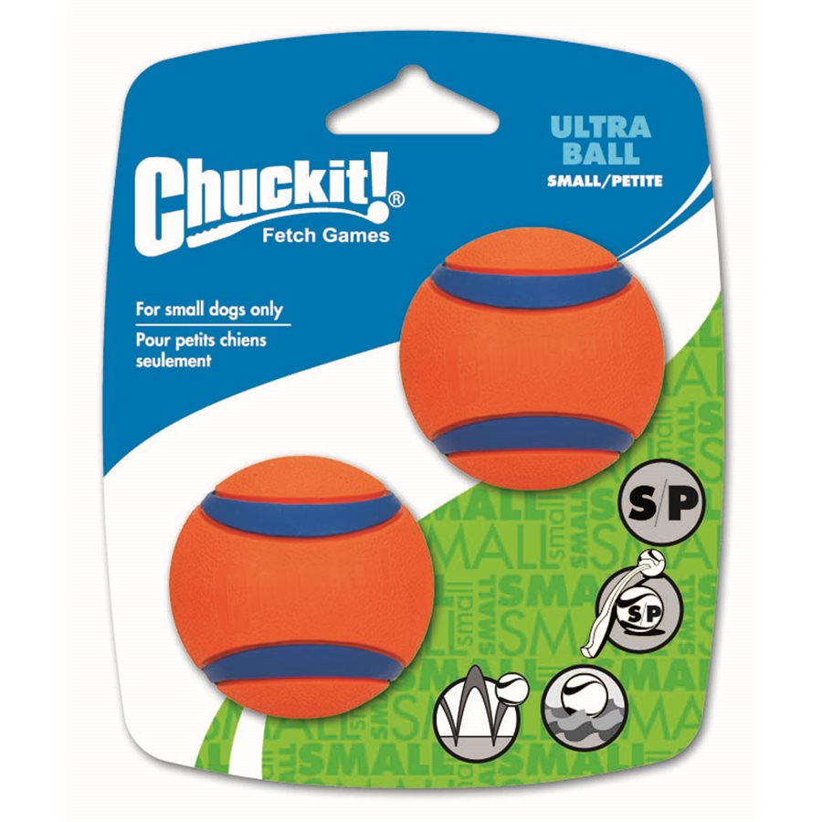 CHUCKIT ULTRA BALL SMALL (2PK)