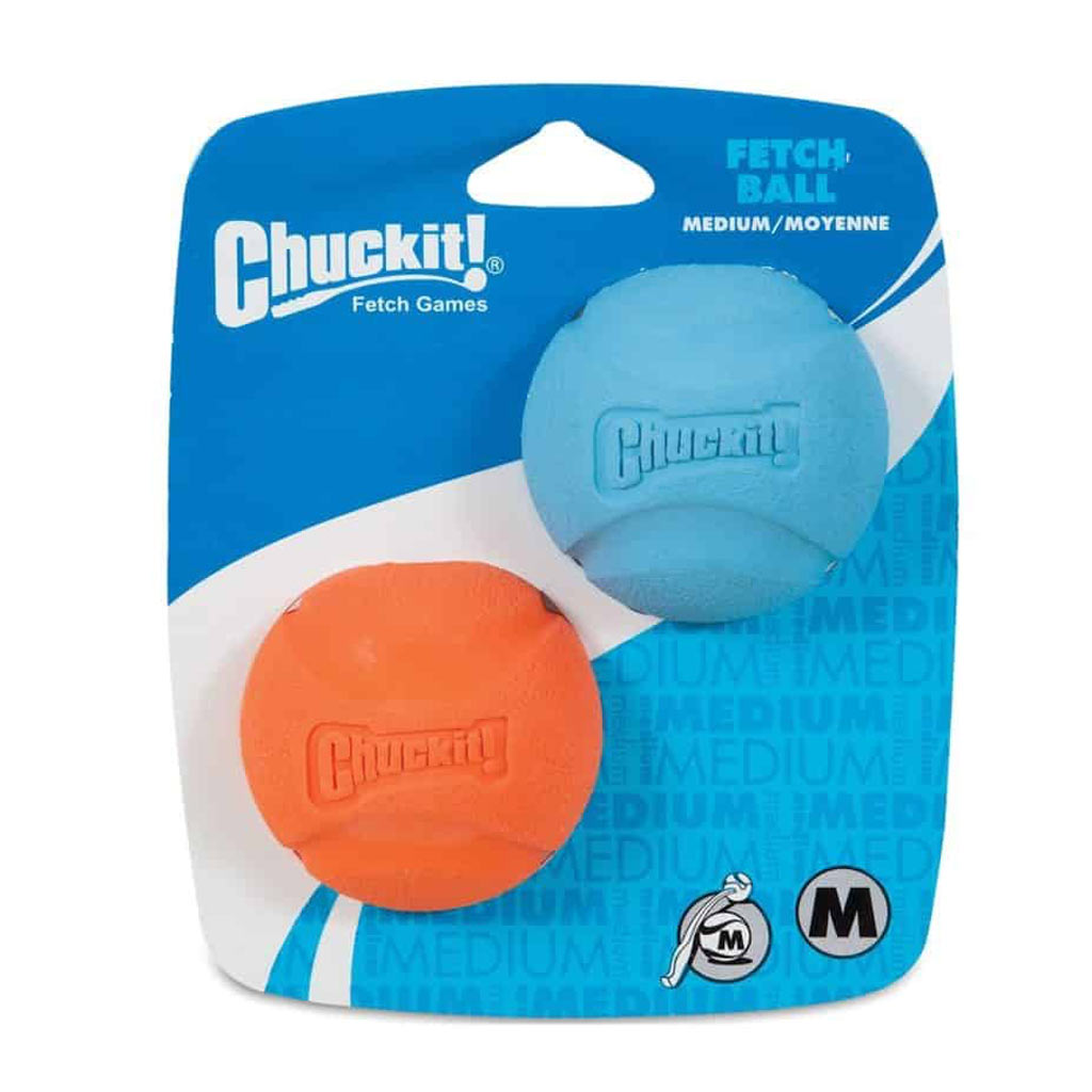 CHUCKIT FETCH BALL MEDIUM (2PK)