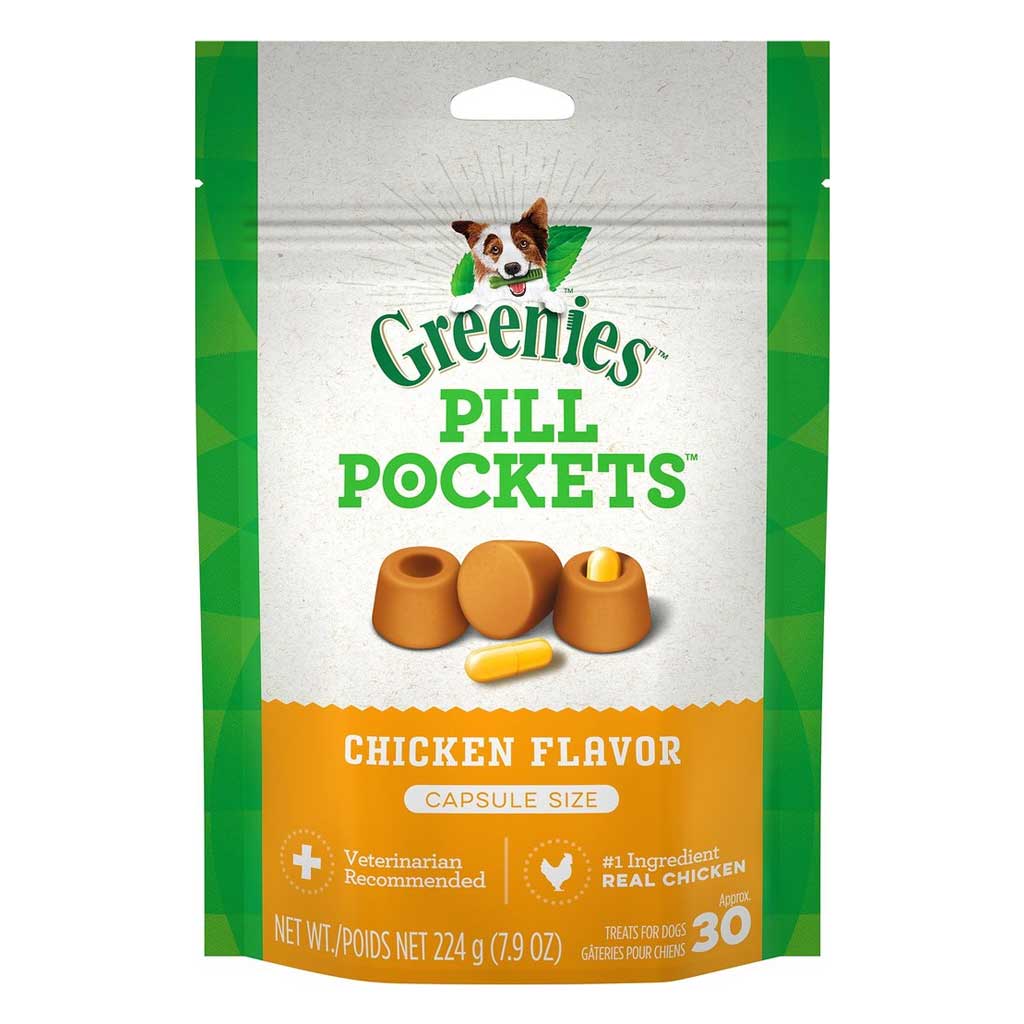 DR - GREENIES PILL POCKET DOG CHICKEN 7.9oz
