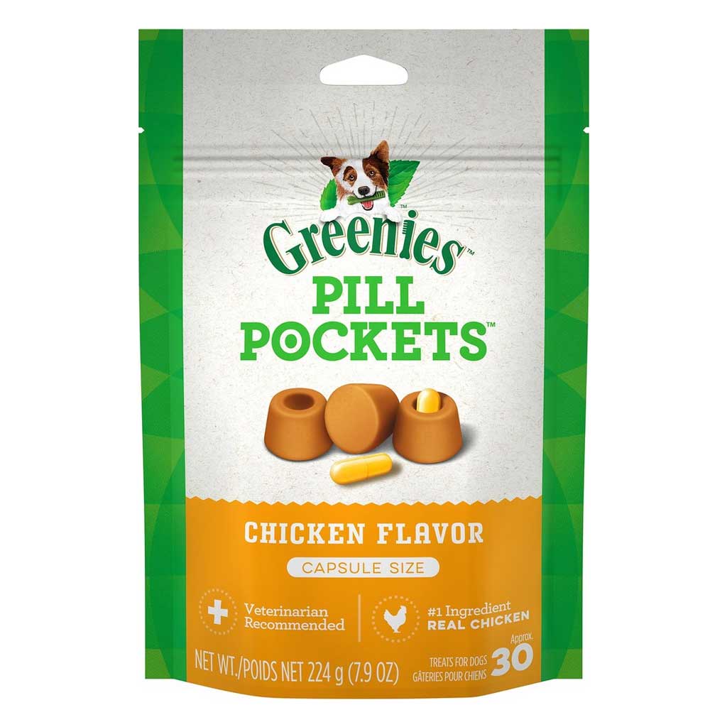 GREENIES PILL POCKET DOG CHICKEN 7.9oz