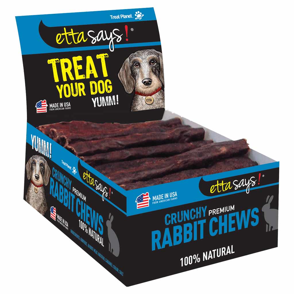 ETTA SAYS! CRUNCHY RABBIT CHEW 4&quot;