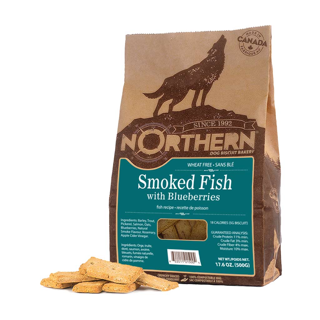 NORTHERN BISCUIT SMOKED FISH &amp; BLUEBERRIES 500G