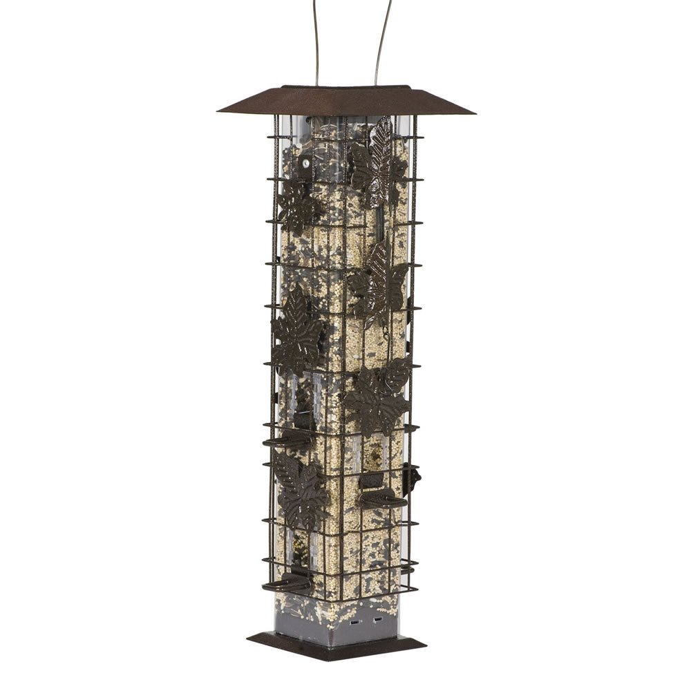 PERKY PET 336 BIRD FEEDER SQUIRREL BE GONE RUSTIC 18.25IN