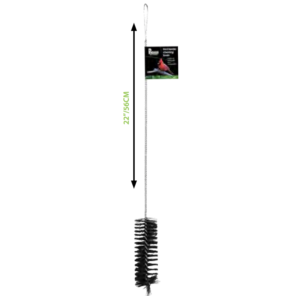 PINEBUSH LONG HANDLED BIRD FEEDER CLEANING BRUSH