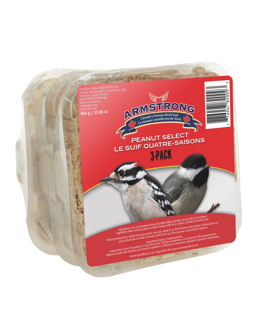 ARMSTRONG SUET PEANUT SELECT (3PK)