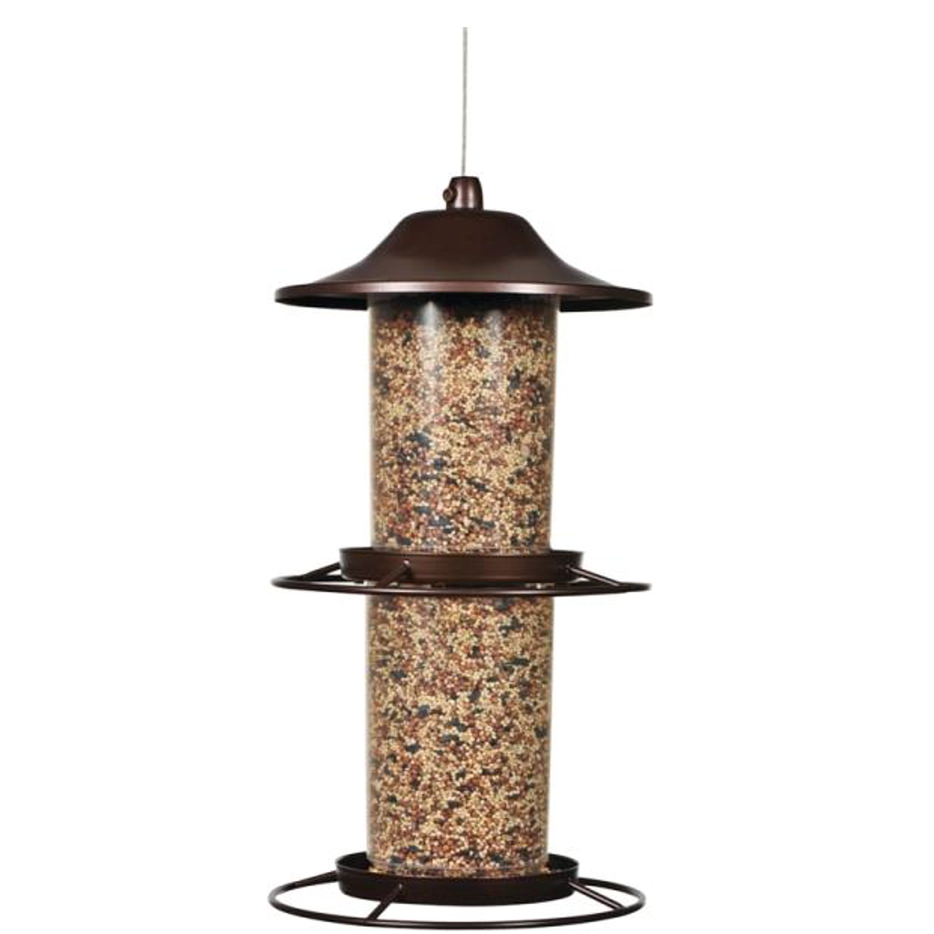 PERKY PET 2-TIER PANORAMA MIXED SEED FEEDER 4.5LB
