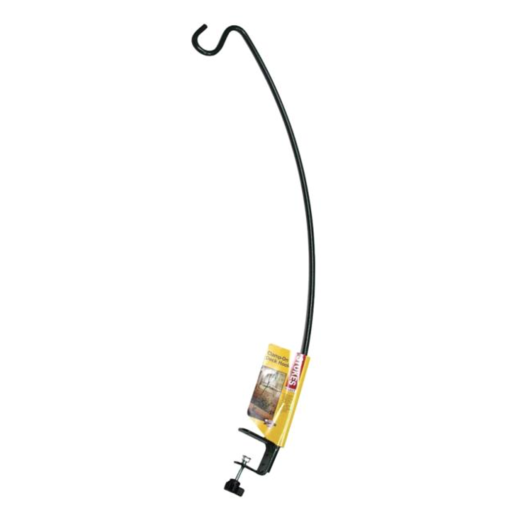 STOKES DECK HOOK CLAMP ON STEEL BLACK