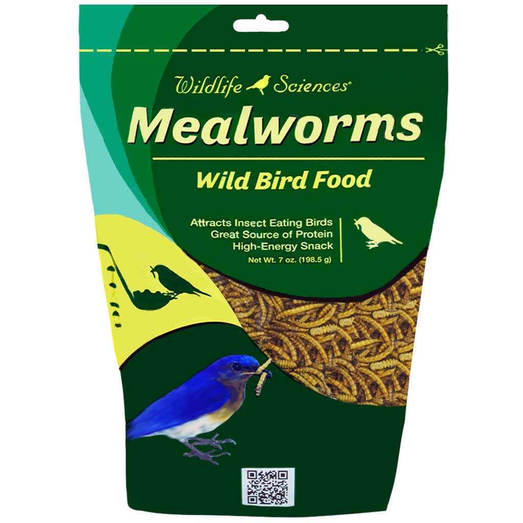 WILDLIFE SCIENCE DRIED MEALWORMS 198G (7OZ)