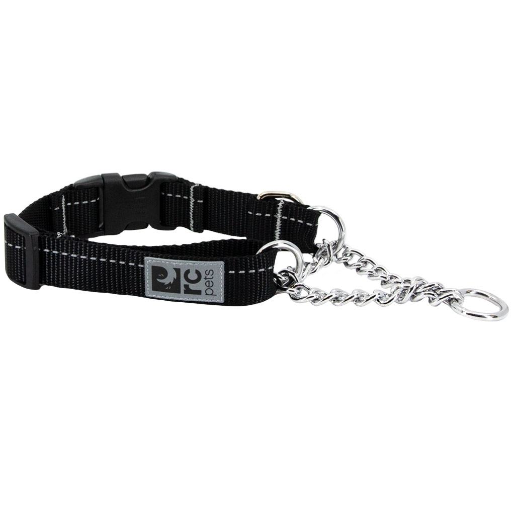 RC PETS TRAINING CLIP COLLAR PRIMARY MED 1" BLACK