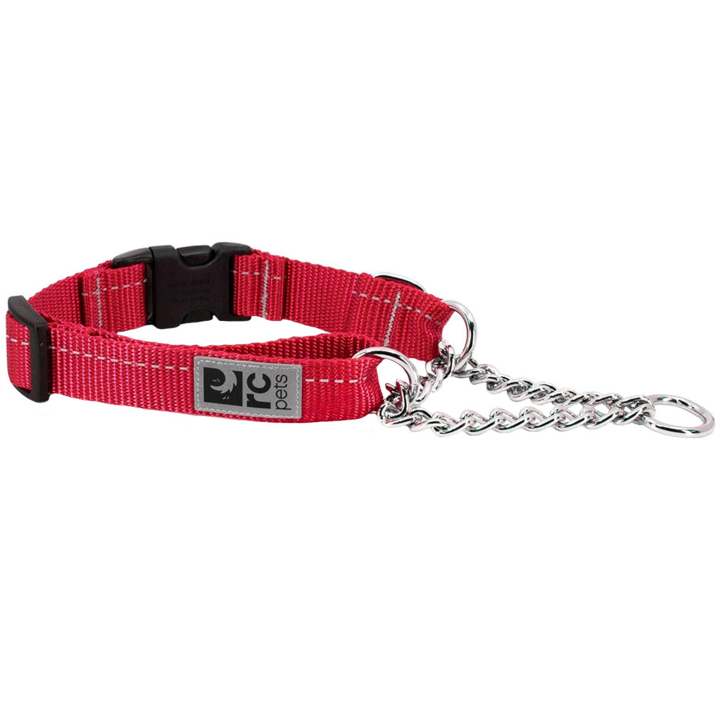 RC PETS TRAINING CLIP COLLAR  MED 1&quot; RED