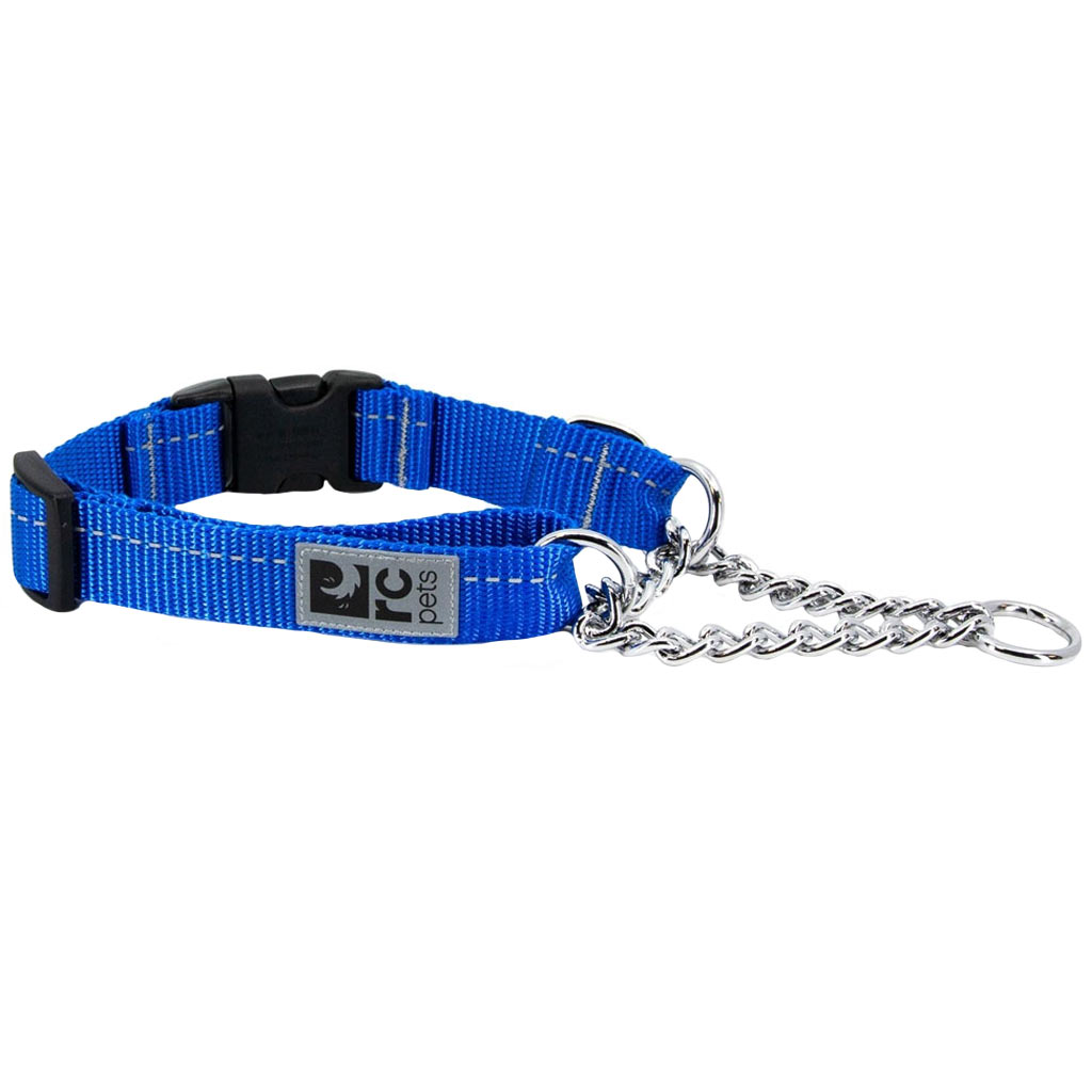 RC PETS TRAINING CLIP COLLAR  MED 1&quot; ROYAL BLUE