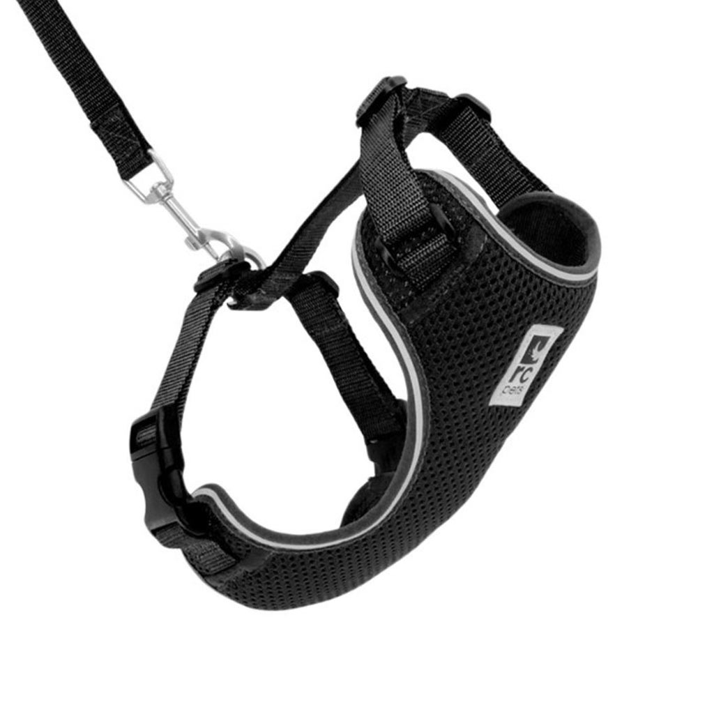 RC PET ADVENTURE KITTY HARNESS LRG BLACK