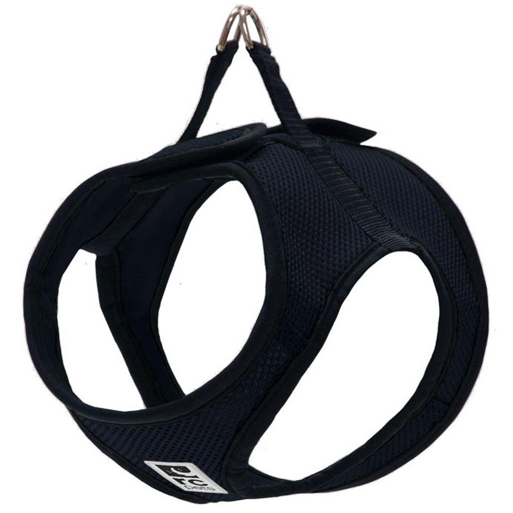 RC PETS STEP IN CIRQUE HARNESS MED BLK