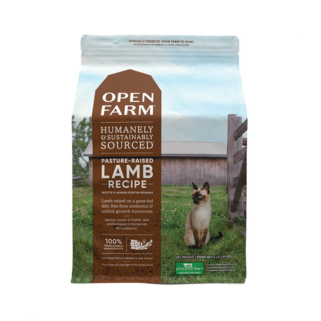 OPEN FARM CAT PASTURE RAISED LAMB 4LB 