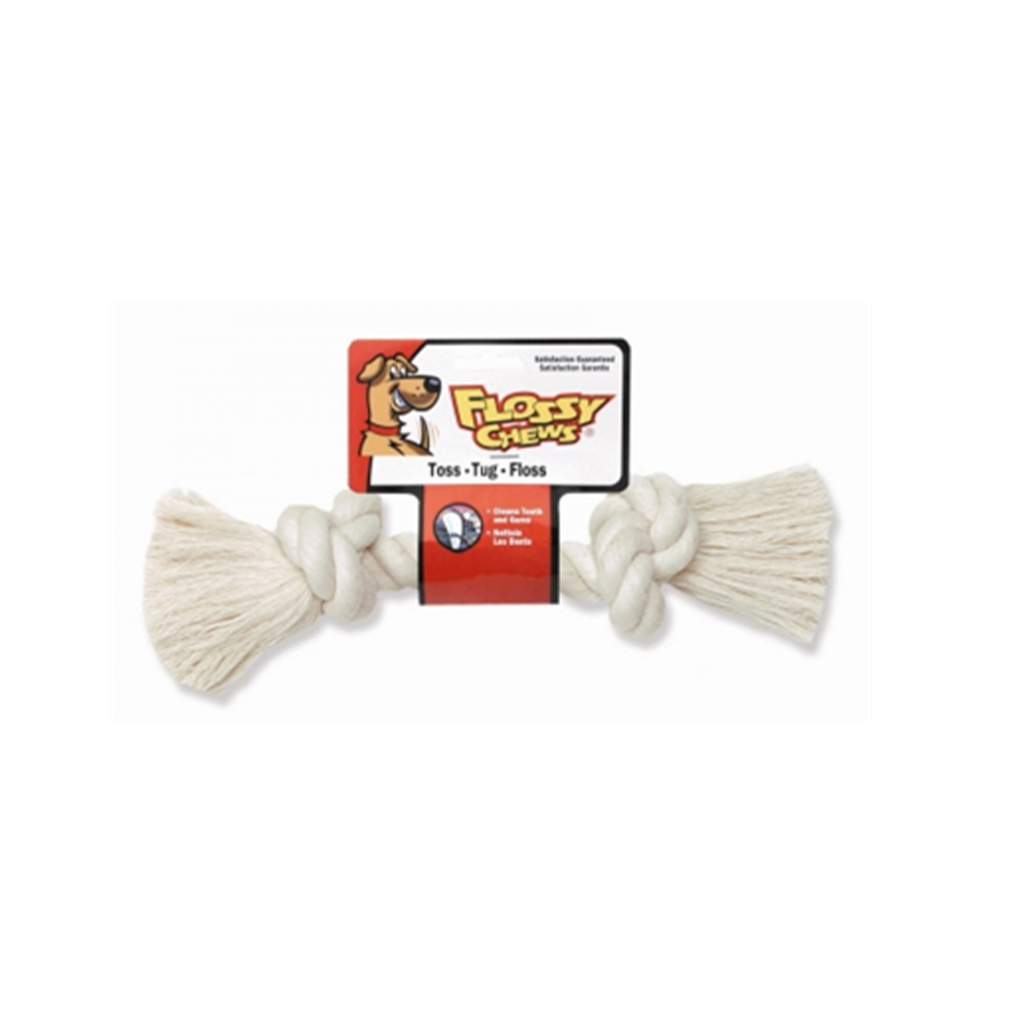 MAMMOTH FLOSSY CHEWS SMALL ROPE BONE 9"