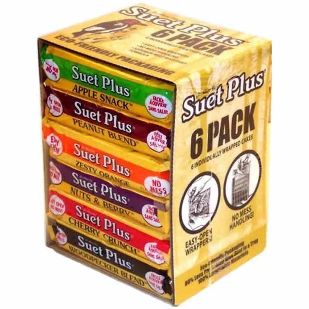 WILDLIFE SCIENCE SUET PLUS VARIETY 6 PACK