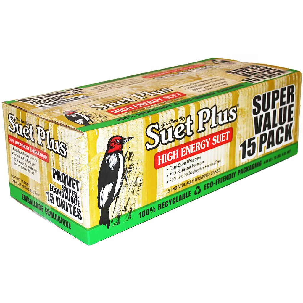 WILDLIFE SCIENCE SUET PLUS VALUE HIGH ENERGY 15 PACK