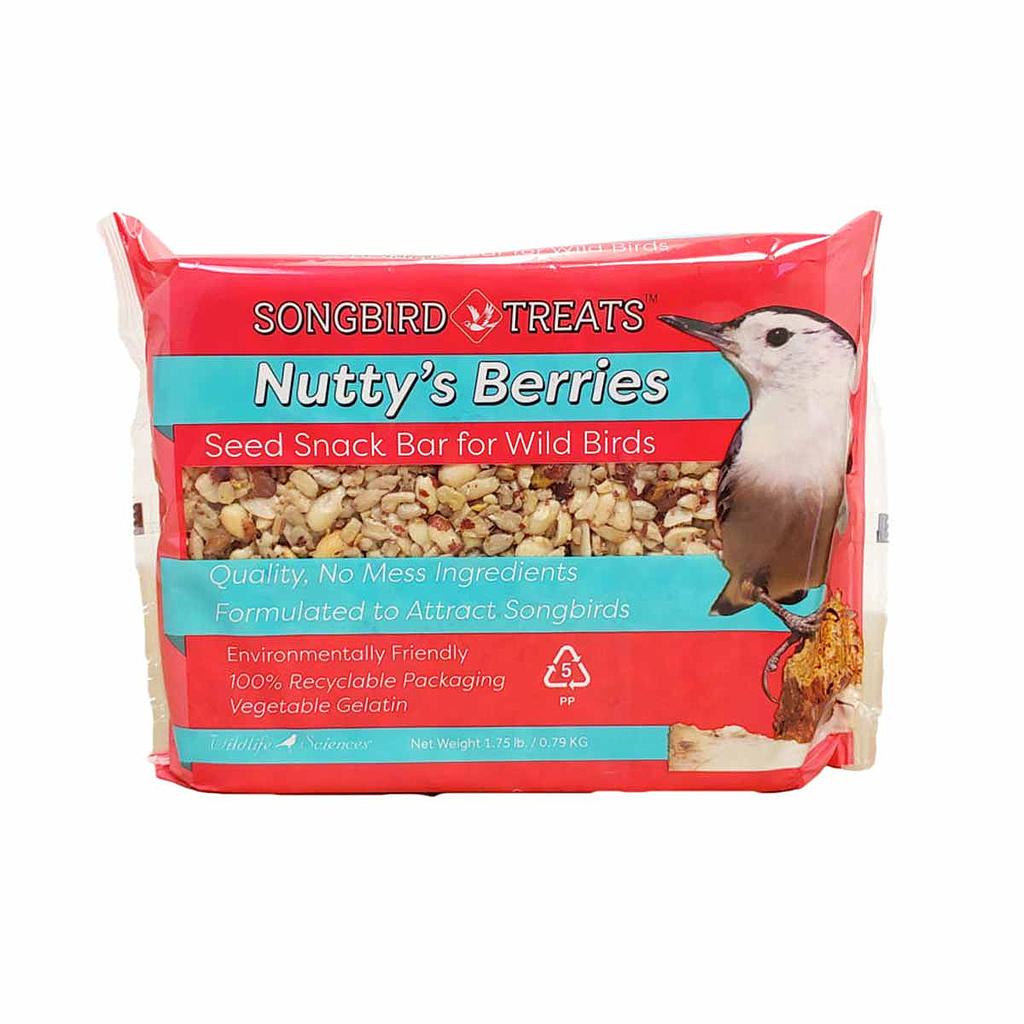 WILDLIFE SCIENCE SONGBIRD TREAT NUTTY'S BERRIES 8OZ