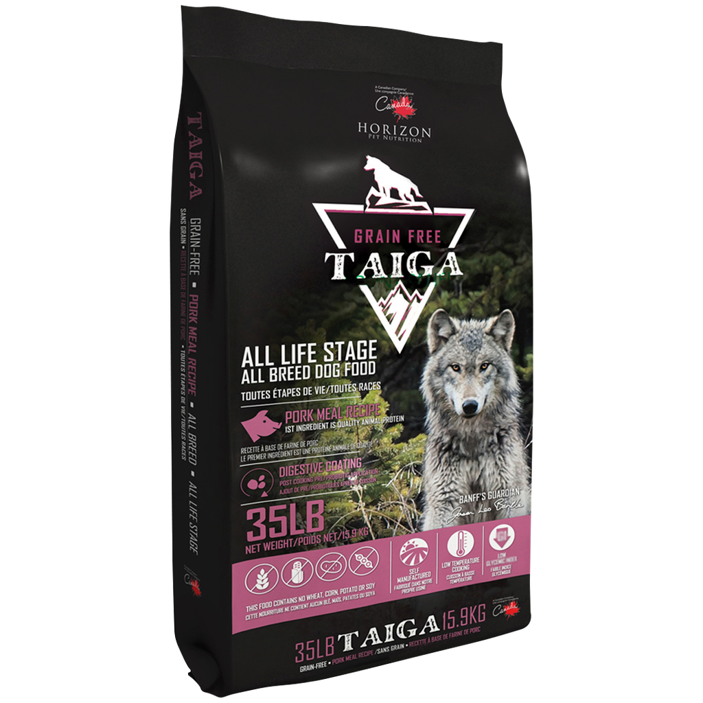 TAIGA DOG WHOLE GRAIN PORK 15.9KG