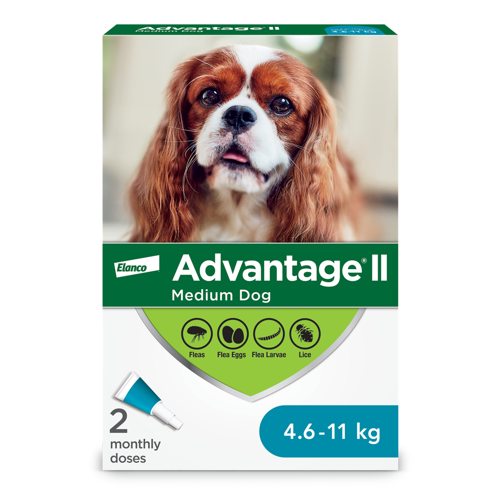 ADVANTIX II 4 DOSE DOGS 4.6-11KG