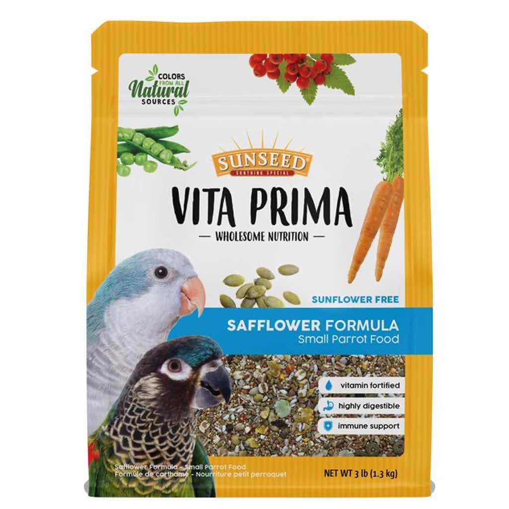 SUNSEED VITA PARROT W/SAFFLOWER 3LB