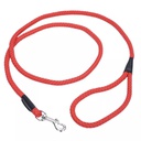 [10080758] COASTAL ROPE DOG LEASH RED 1/2"X6'