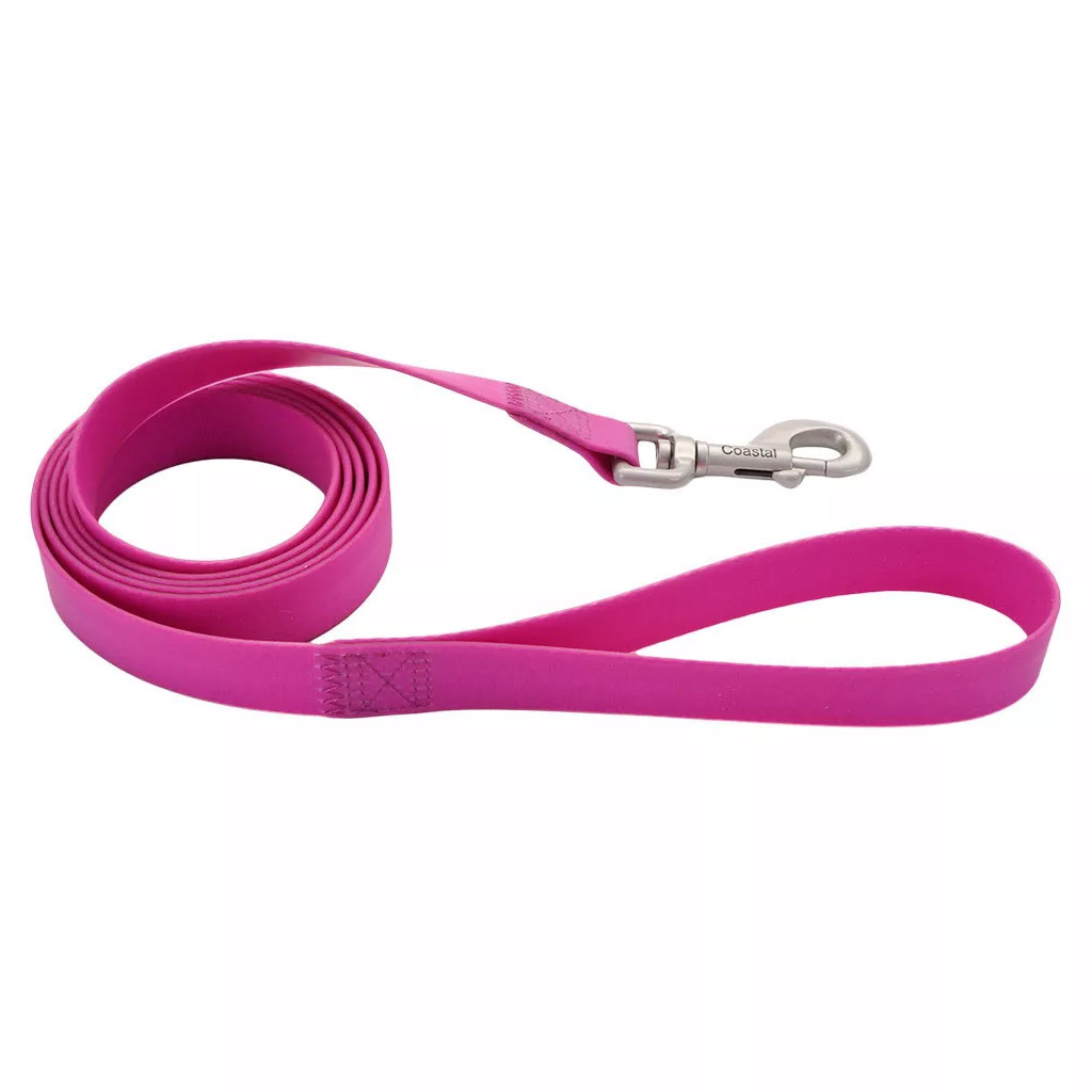 COASTAL PRO ADJ WATERPROOF LEASH PURPLE 3/4"X6'