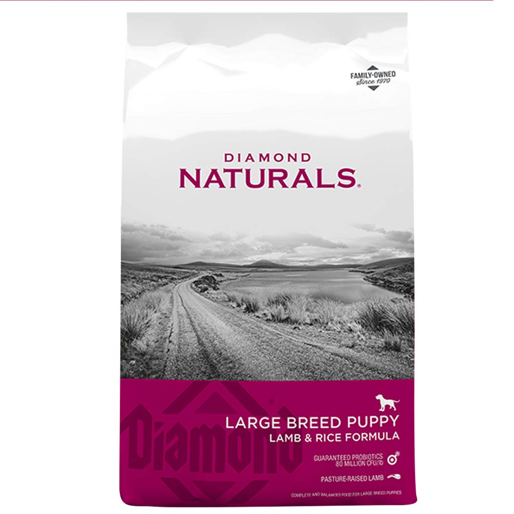 DIAMOND NATURALS PUPPY LARGE BREED LAMB &amp; RICE 40LB
