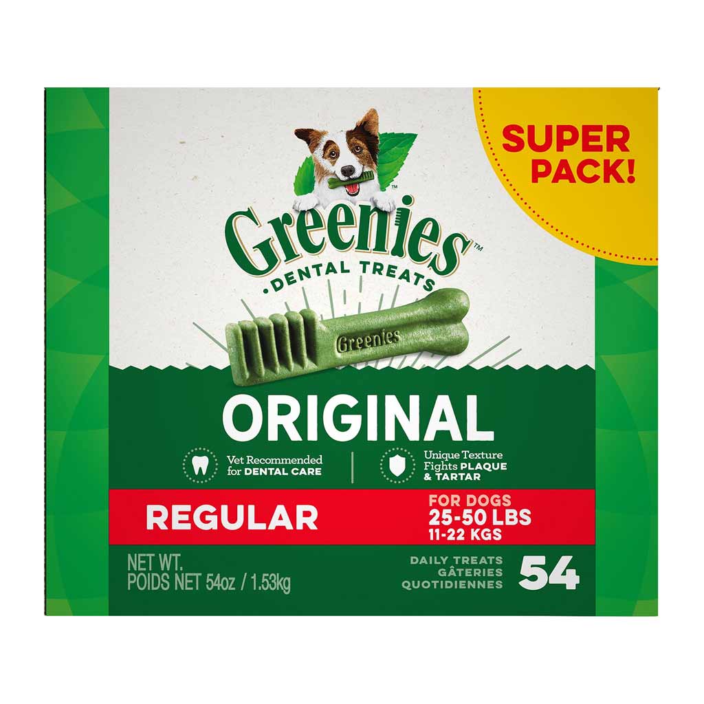 GREENIES VALUE SIZE TUB REGULAR 36oz