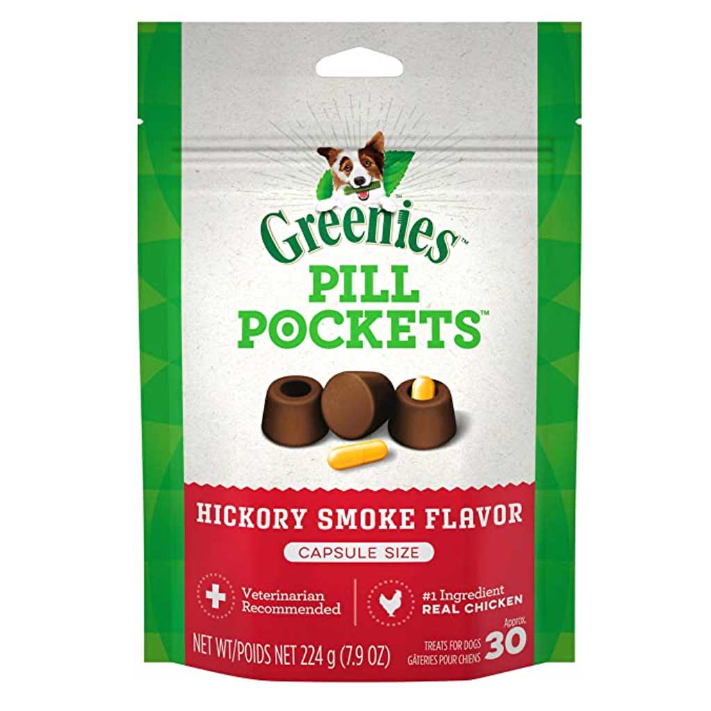 DMB - GREENIES PILL POCKET DOG HICKORY SMOKE 7.9OZ CAPSULE