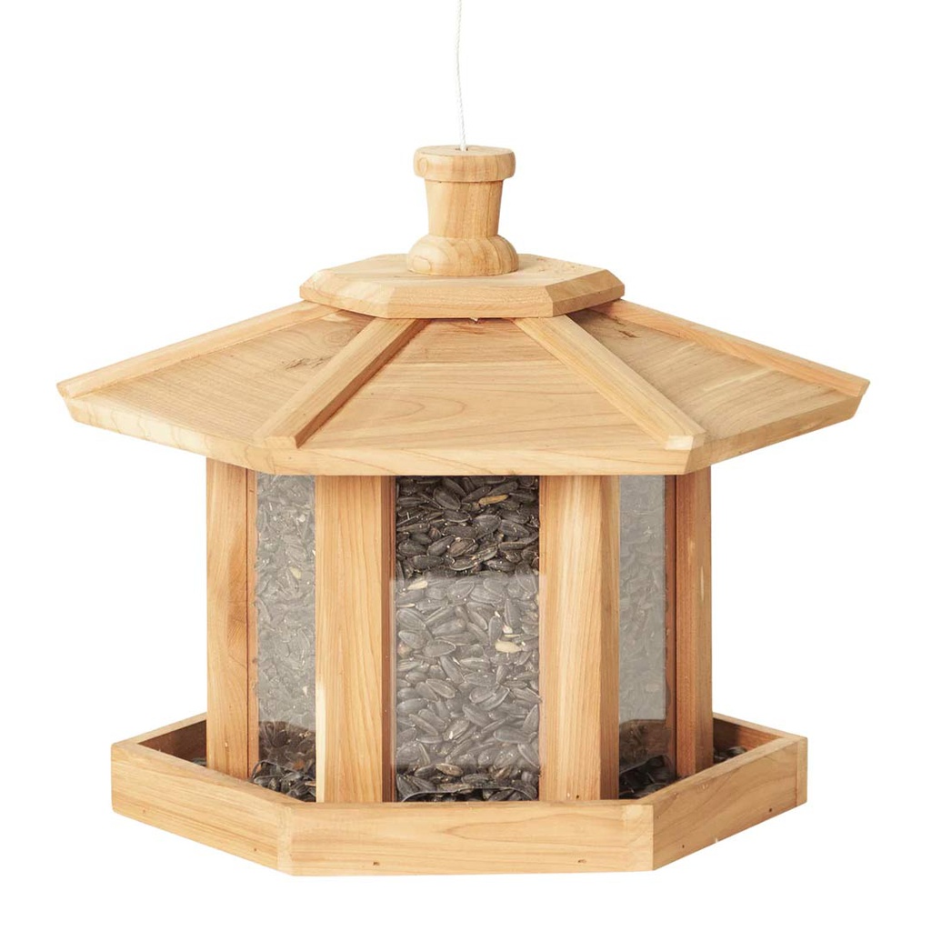 PINEBUSH MIXED SEED GAZEBO STYLE BIRD FEEDER