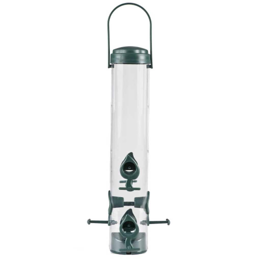 DV - MORE BIRDS MIXED TUBE FEEDER 4 FEED PORTS 15" METAL
