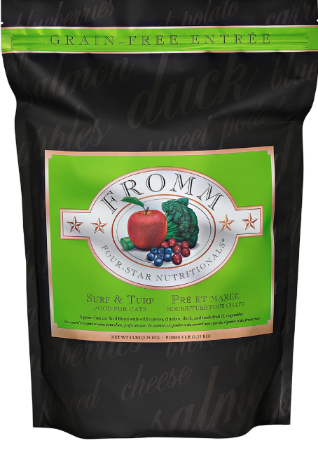 FROMM CAT 4STAR NUTRITIONALS GF SURF & TURF 1.8KG