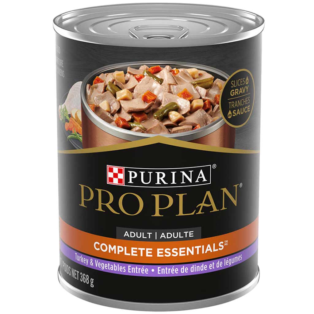 PRO PLAN DOG COMPLETE ESSENTIALS SLICES TURKEY & VEG 368G
