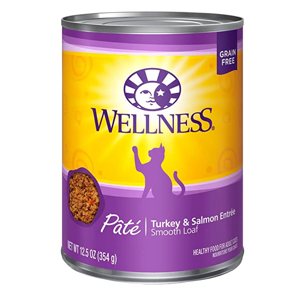 WELLNESS CAT COMPLETE HEALTH TURKEY & SALMON PATE 12.5OZ