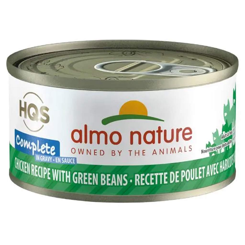 ALMO CAT HQS COMPLETE CHICKEN W/GREEN BEAN IN GRAVY 70GM