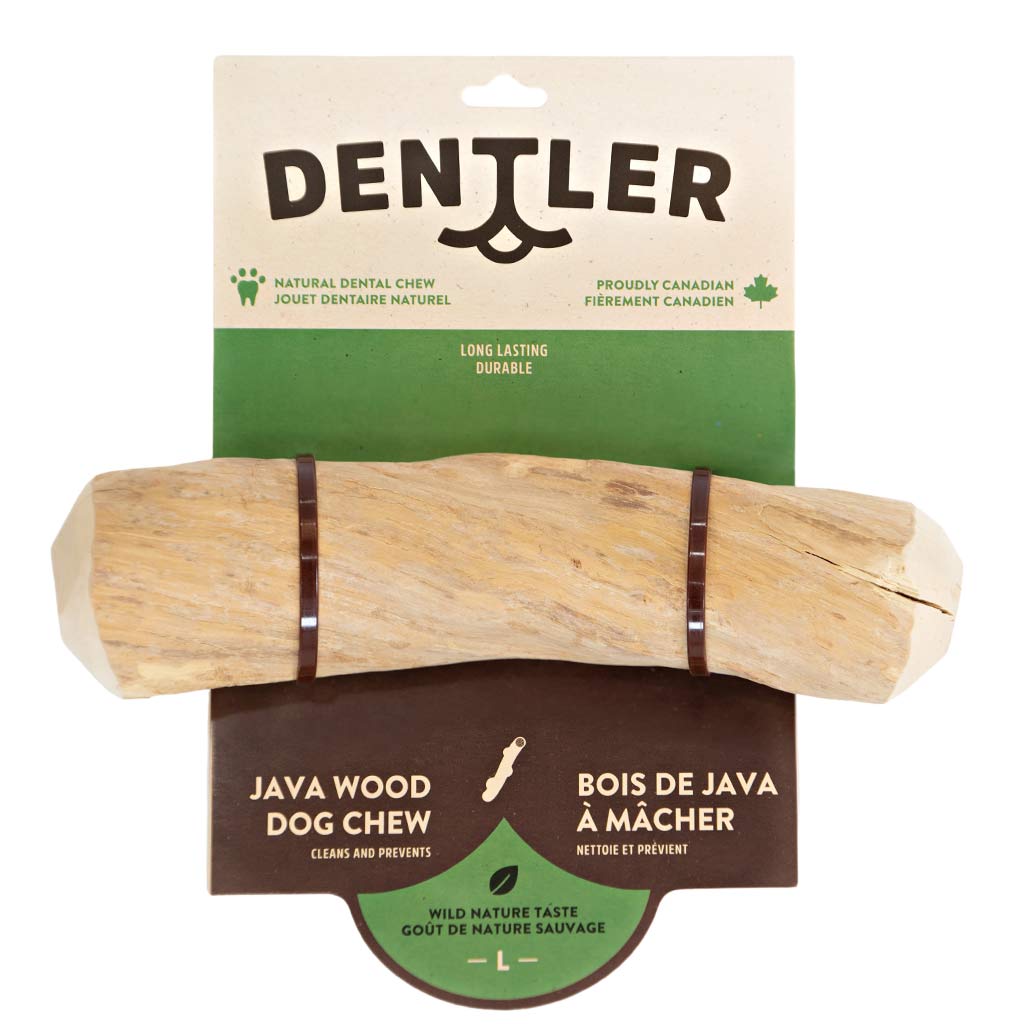 DENTLER JAVA WOOD WILD NATURE TASTE DOG CHEW LRG