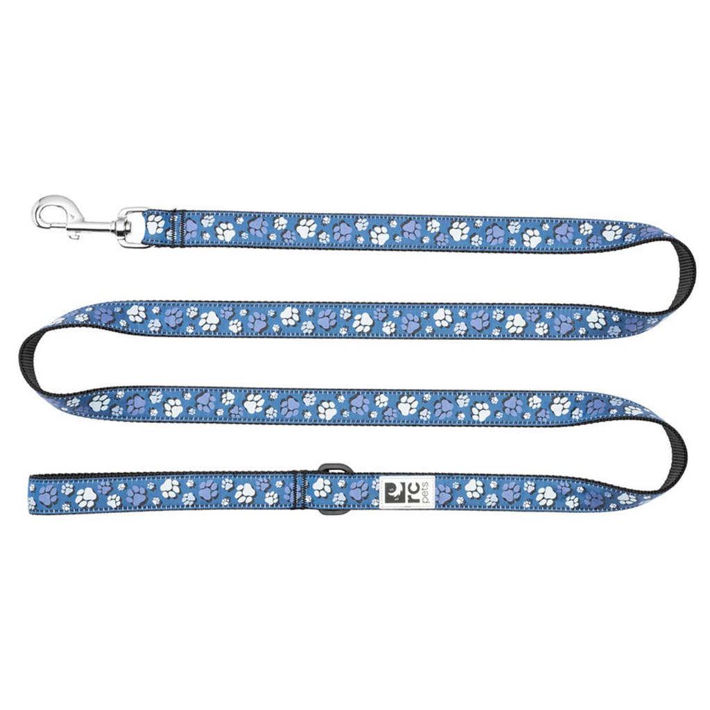 DR - RC PETS LEASH FRESH TRACKS BLUE [1/2"X6']