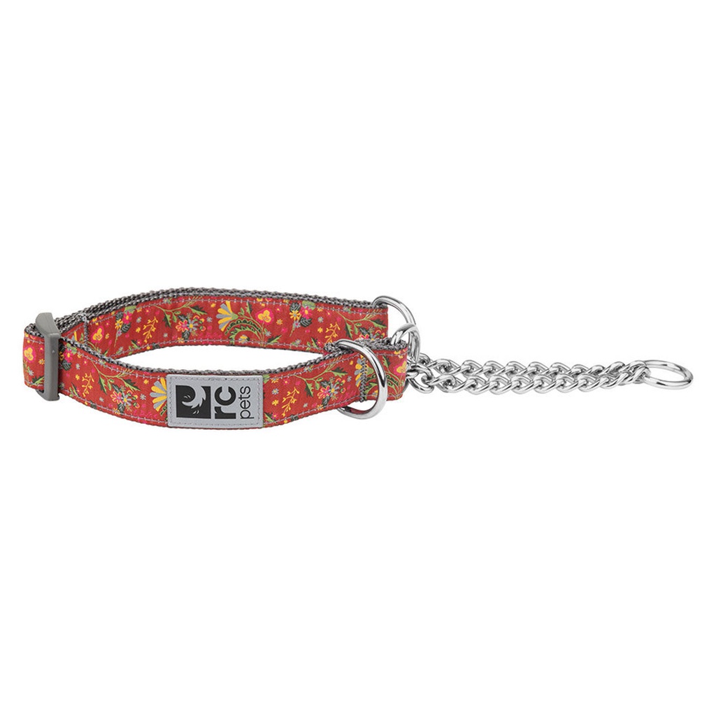 RC PETS TRAINING COLLAR CLAY FLORAL M