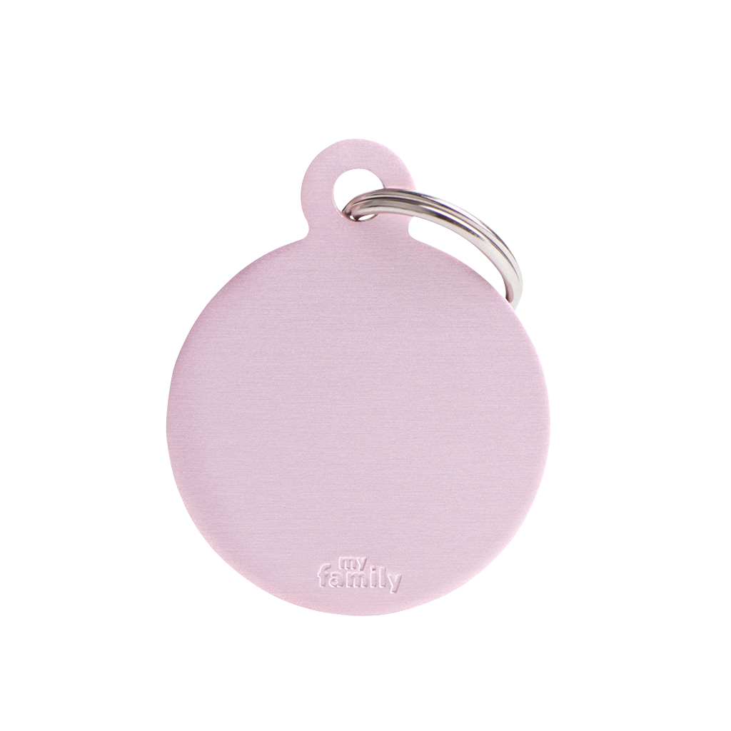 MY FAMILY ALUMINUM ROUND PINK L